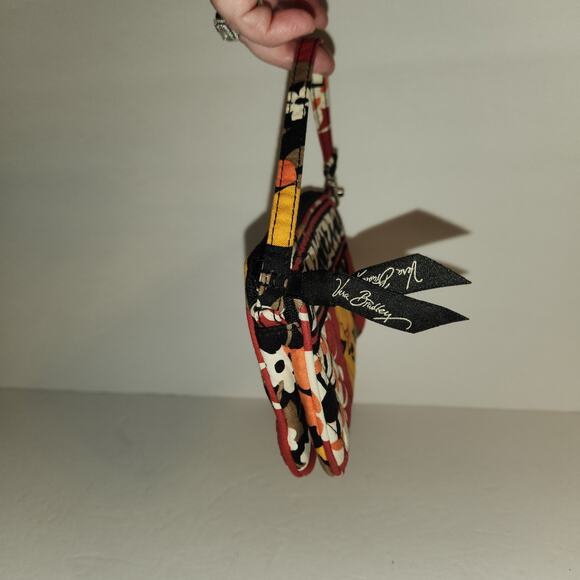 VERA BRADLEY Bittersweet Wristlet Wallet Phone Zip Colorful Quilted Floral Boho - Picture 6 of 10